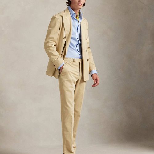 Pantalon Chino Stretch Teint En Pièce