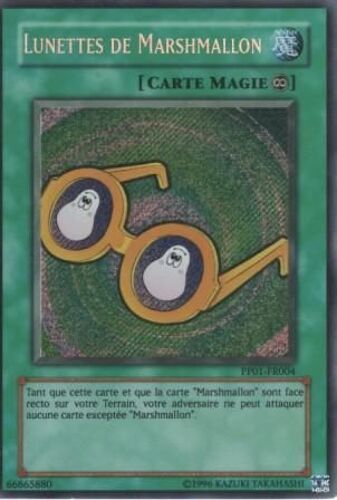 Carte Yu-Gi-Oh! "Lunettes De Marshmallon" Secret Rare Pp01-Fr004