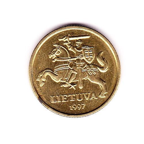 Piece De 20 Centimes De Lita, Lithuanie, 1997