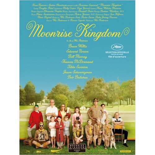 Moonrise Kingdom - Véritable Affiche De Cinéma Pliée - Format 40x60 Cm - De Wes Anderson Avec Bruce Willis, Edward Norton, Bill Murray, Frances Mcdormand, Tilda Swinton, Jason Schwartzman - 2012