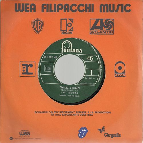 Wild Thing (Chip Taylor) 2'35  /  Lost Girl (R.M. Ball) 2'18