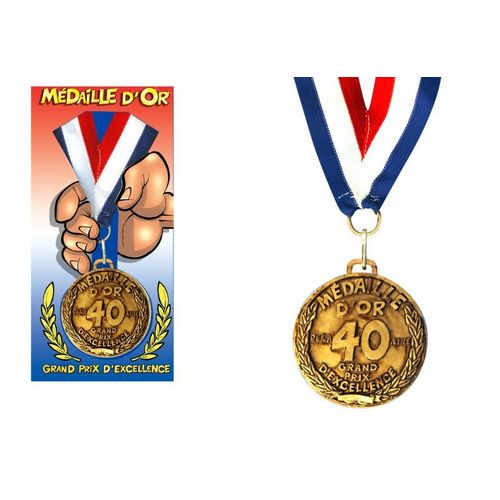 Medaille D'or 40 Ans