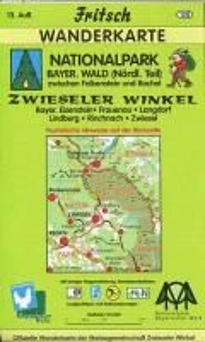 Nationalpark Bayerischer Wald (Nördlicher Teil)  Zwieseler Winkel 1 : 35 000. Fritsch Wanderkarte