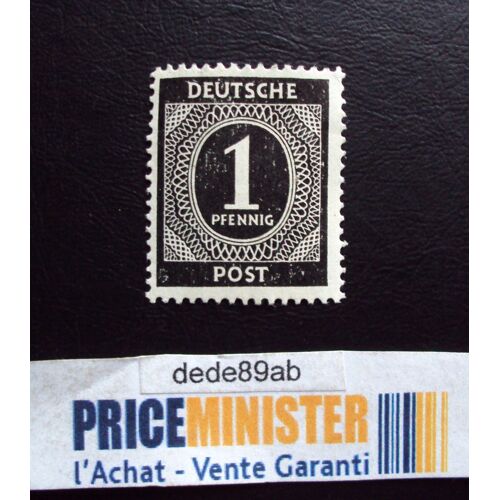 Allemagne..Deutsche Post 1 Pfennig.(Noir).