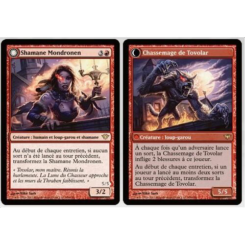 Shamane Mondronen ( Mondronen Shaman) - Magic Mtg - Ascension Vf Mint 98 - R