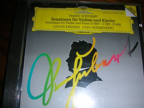 Sonatines Pour Violon & Piano Nos. 1, 2 & 3 Kremer, Violon & Maisenberg, Piano