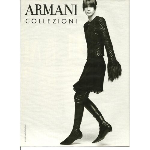Publicité Ancienne (Octobre 2003) Pour La Collection De Vêtements " Armani "