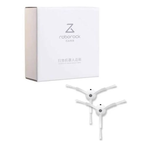 Brosses latérales d'origine Roborock S8, S8 Plus, S85, S8 Pro Ultra, S85 Pro Ultra , Q8 Max, Q8 Max Plus, blanches ¿ 2 pcs