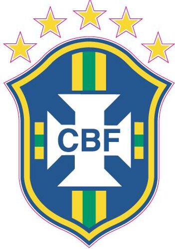 Sticker Adhesif Foot Brasil Blason
