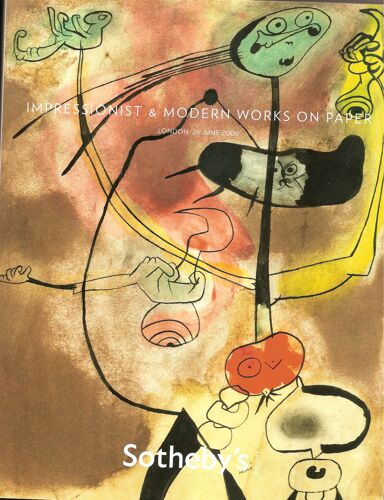 Impressionist And Modern Works On Paper - [Signac - Degas - Vuillard - Klimt - Schiele - Delvaux - Miro - Balthus - Mondrian - Modigliani - Derain - Leger - Picasso - Moore - Nicholson - ...