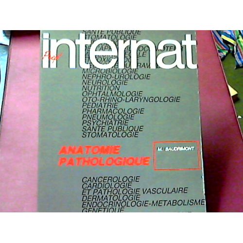 Anatomie Pathologque, Enseignement N°1