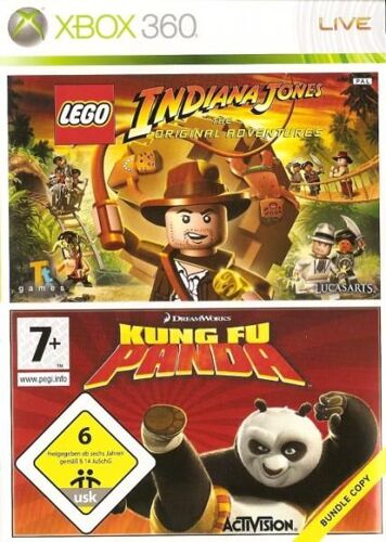 Indiana Jones The Original Adventures Et Kung Fu Panda Xbox 360