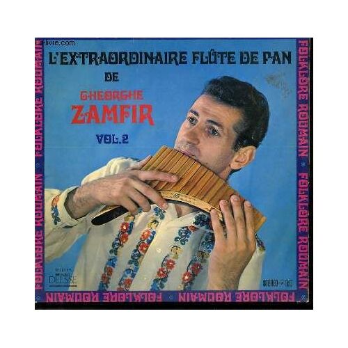 Disque Vinyle 33t L'extraordinaire Flûte De Pan Folklore Roumain Vol2
