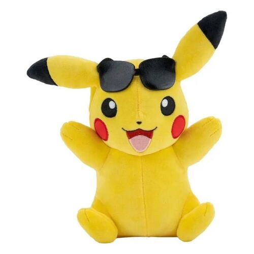 Jazwares - Pokémon - Peluche Pikachu with Sunglasses 20 cm