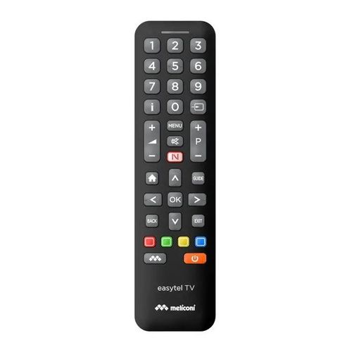 Meliconi Télécommande Universelle pour TV Easytel TV New - contrôle également Les Fonctions de Base des Smart TV
