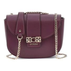 GUESS Sac à épaule bandoulière baie pour femme - Jane Covertible Xbody Flap Wine 326664