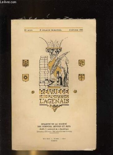 Revue De L Agenais. Bulletin De La Société Académique D Agen. Bullettin Trimestriel N° 2