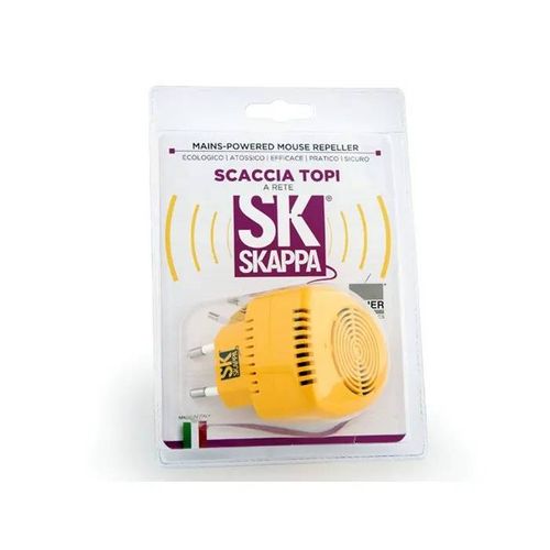 Scaccia Dissuasore Topi Ratti Roditori Elettrico Sk Skappa Bruer Copertura 90 Mt