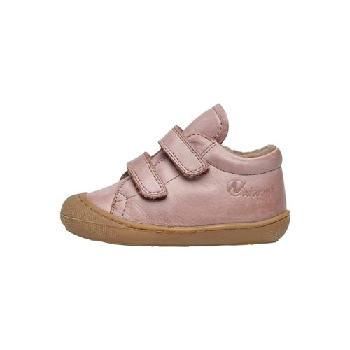 Chaussures Premiers Pas En Cuir Doublés En Laine Cocoon Vl Rose Antique- - 25