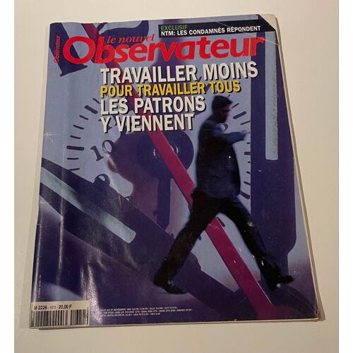 Le Nouvel Observateur Du 21 Novembre 1996
