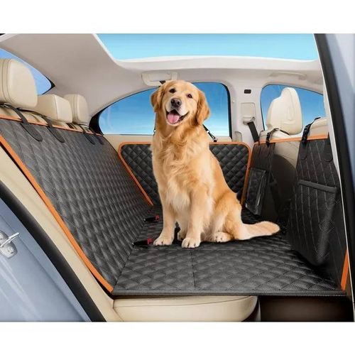 ** Pecute Housse Voiture Chien 132x62cm, Protection Siège Arrière, Panneaux Renforcés, Support 150kg, Espace Supplémentaire **.