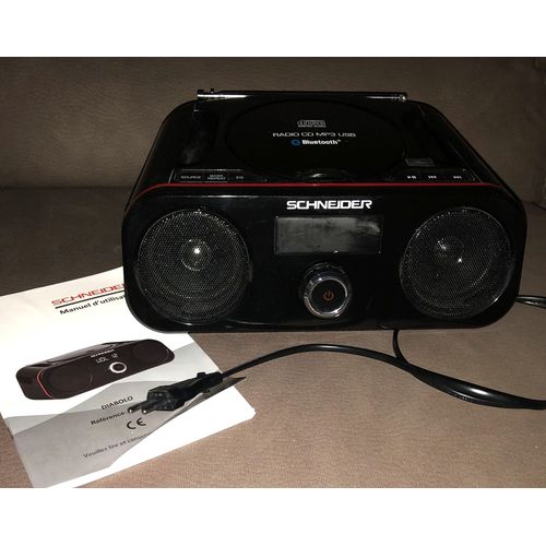 Radio FM / CD audio, CD-R(W) MP3 - Schneider Diabolo