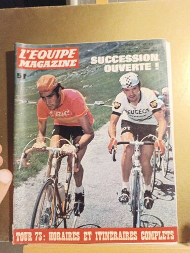 Revue L'Equipe Cyclisme Magazine N°31 Juin 1973 Tours 73 Horaires Itinéraires