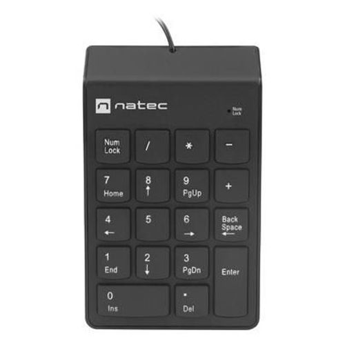 NATEC GOBY 2 clavier numérique Universel USB Noir