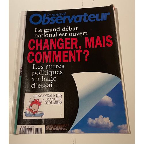 Le Nouvel Observateur Du 12 Septembre 1996