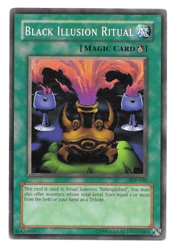 Black Illusion Ritual Sdp-038 - Carte Yu-Gi-Oh!