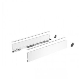 Kit profils côtés AvanTech YOU tiroir simple hauteur 101mm - blanc - longueur 600 mm HETTICH