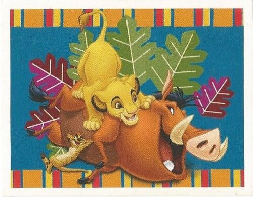 Autocollant Sticker Image Panini. Carrefour. Disney. Un Monde Magique. Le Roi Lion N° 149