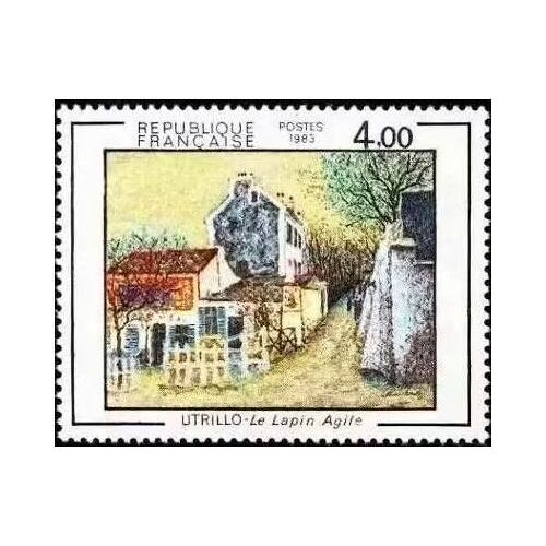 France 1983, Très Beau Timbre Neuf** Luxe Yvert 2297 - Art : Tableau De Maurice Utrillo (1883-1955), Restaurant 'le Lapin Agile' - 4.00 Fr. -