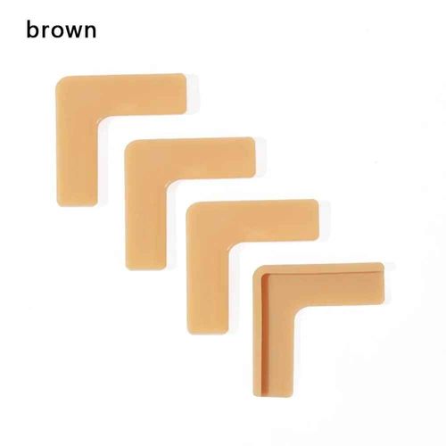Protecteur D'angle De Table Pour Enfants,Protection Des Bords De Table Et De Bureau,Anti-Collision,Accessoires De Sécurité Pour Bébés Et Enfants - Type Brown1pcs
