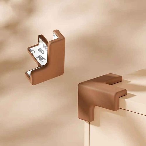 Protecteur D'angle En Silicone Pour Bébé,Sécurité Enfant,Protection Des Bords,Anti-Collision,Coussinets De Couverture,Table,Bureau,Meubles - Type T-Coffee