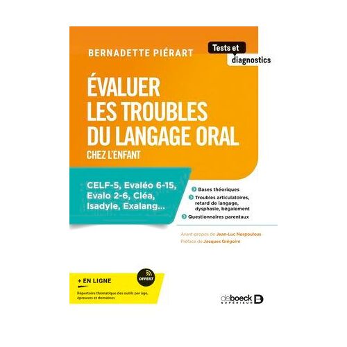 Évaluer Les Troubles Du Langage Oral Chez L'enfant