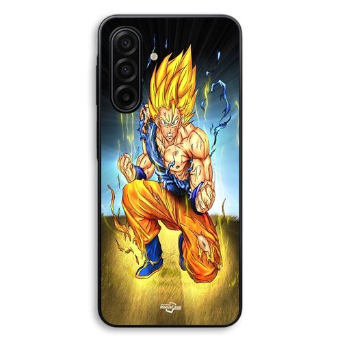 Coque Pour Samsung Galaxy A57 Goku Genou a Terre Maniacase