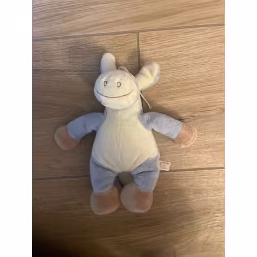 Doudou peluche musicale âne bleu Noukies Noukie S ezel 