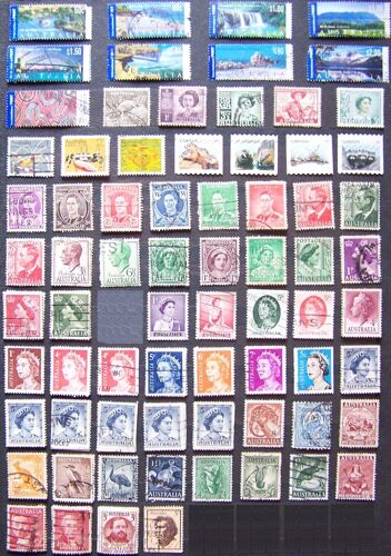 Lot 01 De 550 Timbres D'Australie