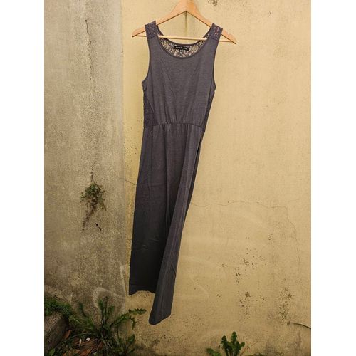 Robe Gris Très Longue Avant Première 38