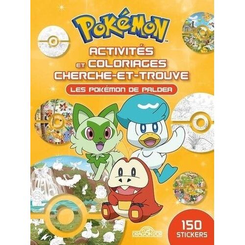 Pokémon Activités Et Coloriages Cherche-Et-Trouve - Les Pokémon De Paldea