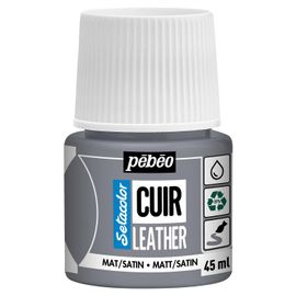 Pébéo Flacon 45ml Peinture Setacolor Cuir - Gris Beton