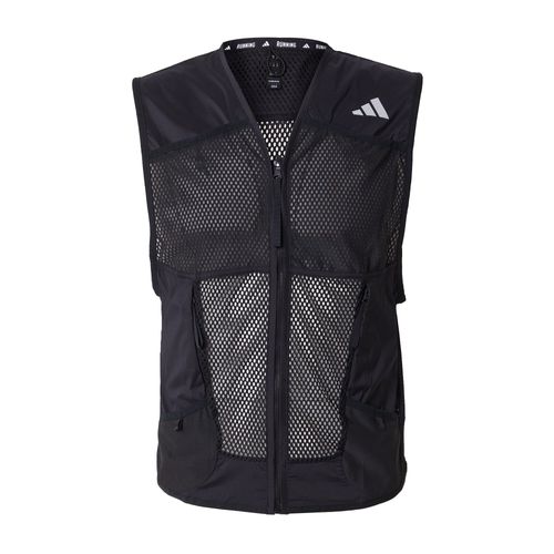 Adidas Performance Gilet De Sport 'ultimate' Noir / Blanc Cassé