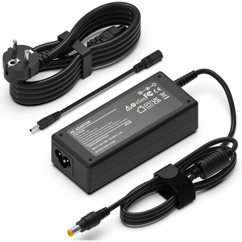 acdsgd-Hafiuege 65W Chargeur Ordinateur Portable Compatible avec Acer Aspire 1 3 5 5517 5253 5750 5250 5349 5552 5733 5532 7560 A114-31 A315-21 A315-31 A315-51 A515-51 PC Adaptateur 5.5 * 1.7mm 19V 3.42A