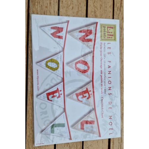 Grille Point De Croix Les Fanions De Noël De Lilipoints