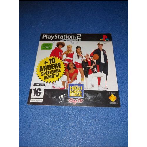 High school musical sing it demo disc 75 magazine dragon quest 8 Ratchet Gladiator ps2 playstation 2