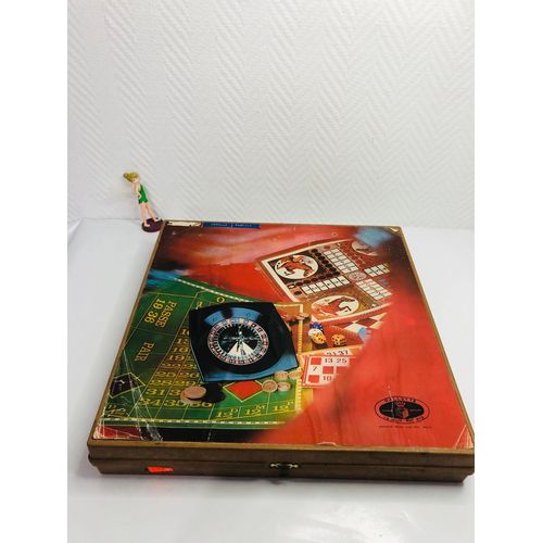 Mallette Multijeux (Jeu Des Petits Chevaux, Jeu De L’Oie Et Dames) Garnier 