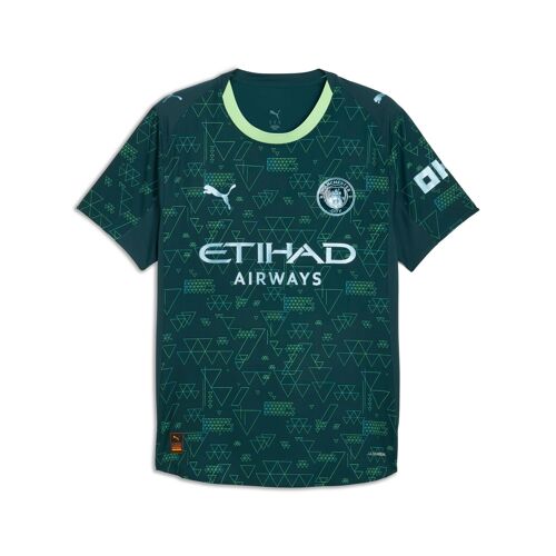 Puma Maillot Authentic Fourth 25/26 Manchester City Homme, Accessoires, Vert, M