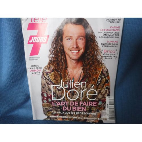 Télé 7 Jours N 3313 Julien Doré