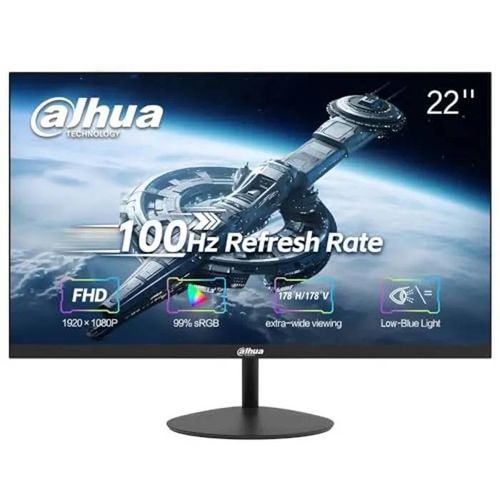 Écran VA Full HD 22" - DAHUA - LM22-A200Y - 1920 x 1080 - 100 Hz - HDMI/VGA